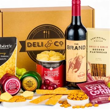 Wine & Cheese Hamper Gift Box
