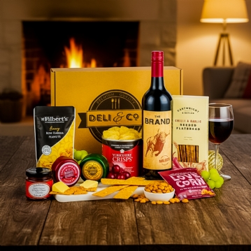 Wine & Cheese Hamper Gift Box