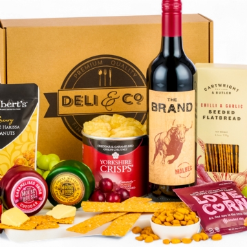 Wine & Cheese Hamper Gift Box