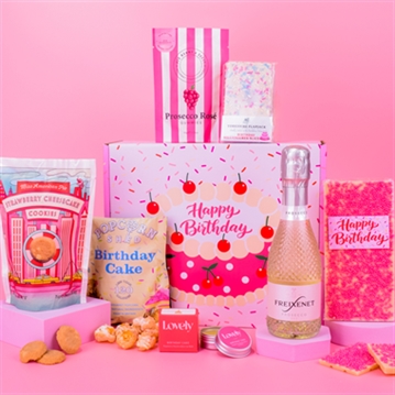 The Luxe Happy Birthday Prosecco Gift Set