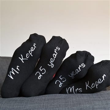Personalised Anniversary Socks