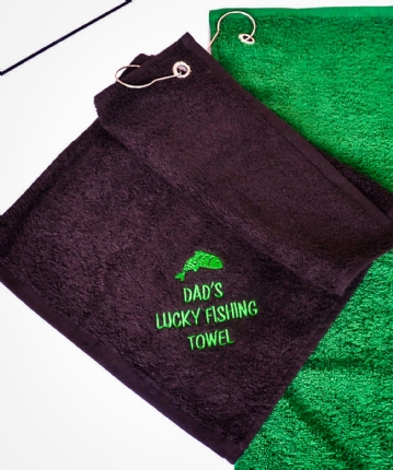 Personalised Lucky Fishing Towel