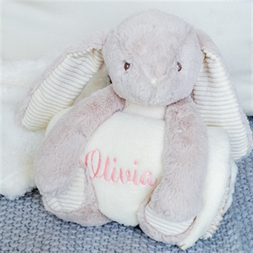 Personalised Bunny Baby Blanket