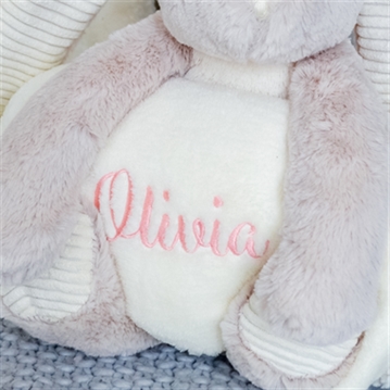 Personalised Bunny Baby Blanket