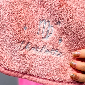 Star Sign Embroidered Erase Your Face Soft Cloth