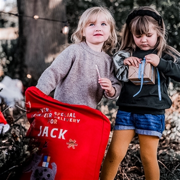Personalised Reindeer Christmas Sack
