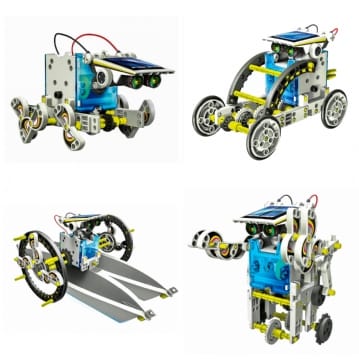 Build your own solar hot sale robot 14 in 1