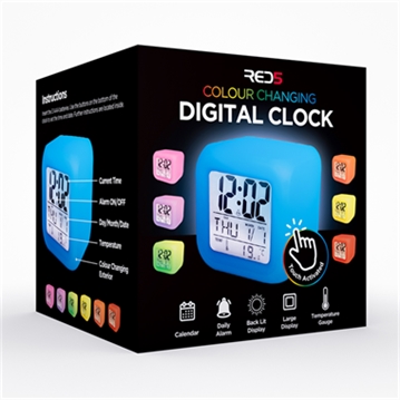 Colour Change Digital Clock