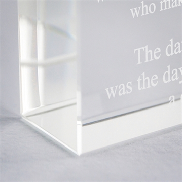 Personalised Soulmate Glass Keepsake