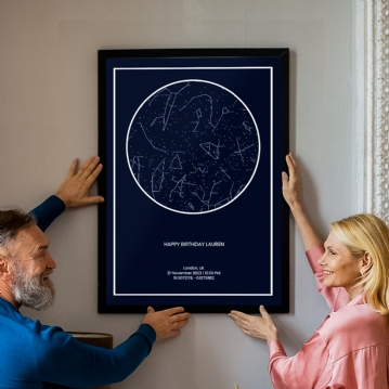 Personalised Night Sky Star Posters