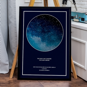 Personalised Night Sky Star Posters