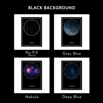 Personalised Night Sky Star Posters