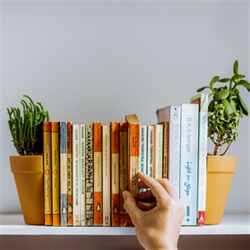 Plant Pot Bookends