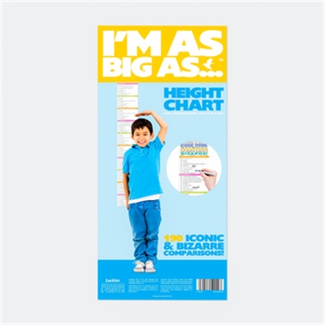 I'm As Big As…Children's Height Chart