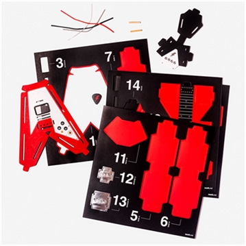 Build Your Own Cardboard Playable Flying-V Guitar