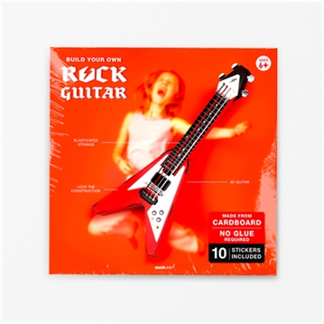 Build Your Own Cardboard Playable Flying-V Guitar