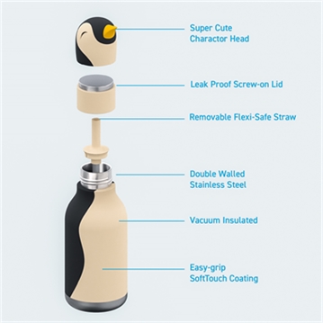 Arlo the Penguin - Bestie Osobu Water Bottle