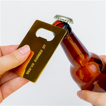 Gold Card - Credit Card Bottle Opener