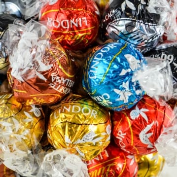 Personalised Lindor Chocolate Tree