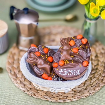 Personalised Chocolate Orange Loaded Easter Egg