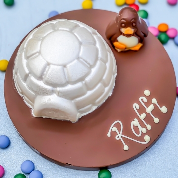 Personalised Chocolate Smash Igloo and Praline Penguin