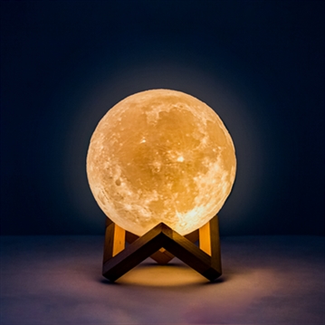 Denver Colour Changing 3D Moon Speaker & Light