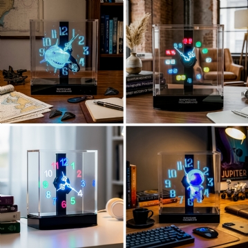 Hologram Analog Clock