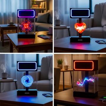 Hologram Wireless Speaker with LED Lights