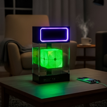 Hologram Wireless Speaker with LED Lights