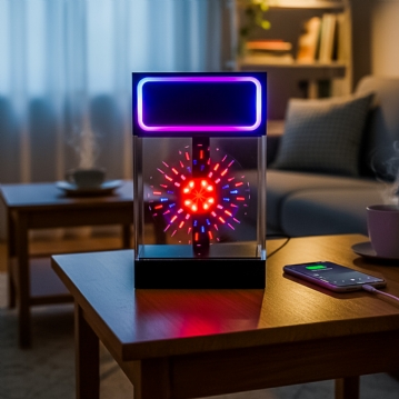 Hologram Wireless Speaker with LED Lights
