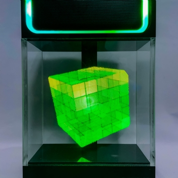 Hologram Wireless Speaker with LED Lights