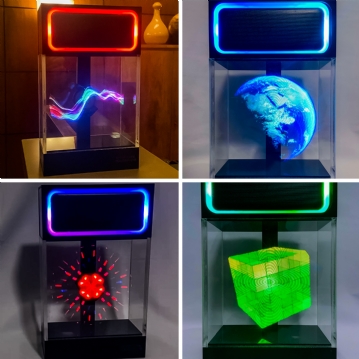 Hologram Wireless Speaker with LED Lights