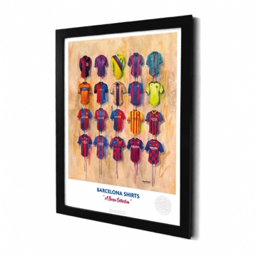 A3 Framed Football Shirt History Prints