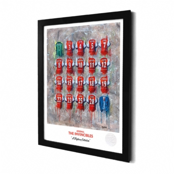 A3 Framed Football Shirt History Prints