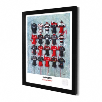 A3 Framed Rugby Shirt History Prints