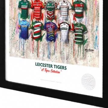 A3 Framed Rugby Shirt History Prints