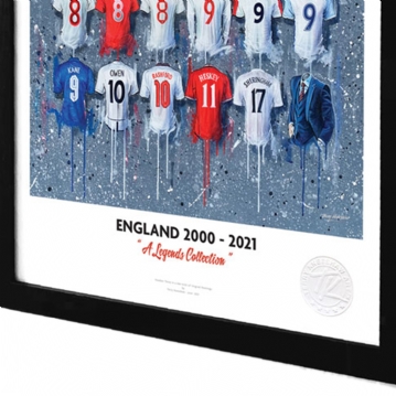 A3 Framed International Football Team Prints
