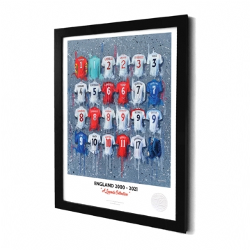 A3 Framed International Football Team Prints