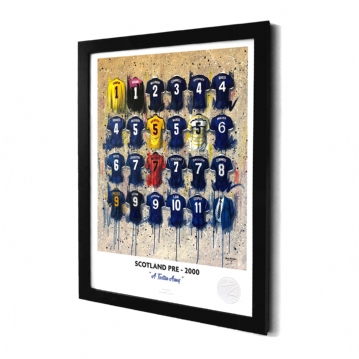 A3 Framed International Football Team Prints
