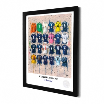 A3 Framed International Football Team Prints