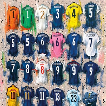 A3 Framed International Football Team Prints