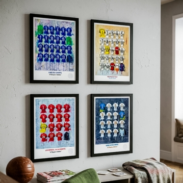 A3 Framed Special Football Team Prints