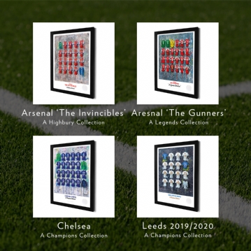 A3 Framed Special Football Team Prints