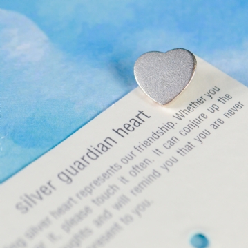 Sterling Silver Guardian Heart Love Token