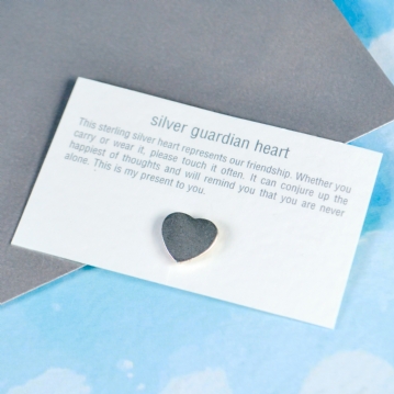 Sterling Silver Guardian Heart Love Token