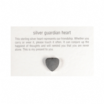 Sterling Silver Guardian Heart Love Token