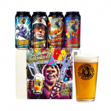Stormtrooper Happy Birthday "Thirst Aid Kit" Craft Beer Gift Pack