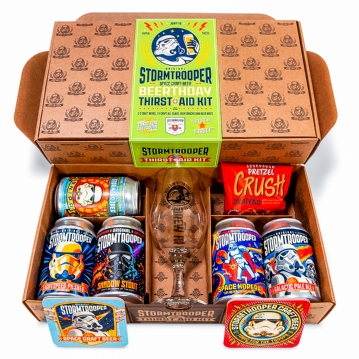 Stormtrooper Happy Birthday "Thirst Aid Kit" Craft Beer Gift Pack