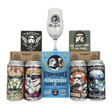 Stormtrooper Father's Day "Thirst Aid Kit" Craft Beer Gift Pack