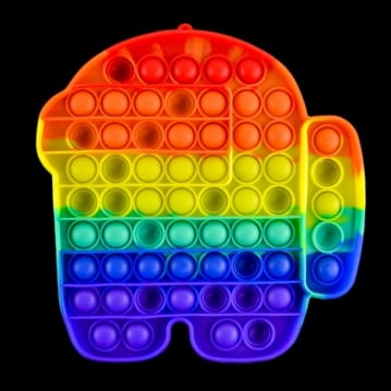 Large Among Us Push Popper